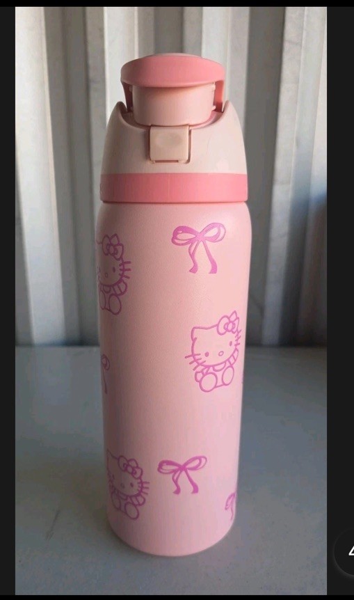 Hello Kitty 32oz Pink Rose Quartz Water Bottle Limited Edition, present