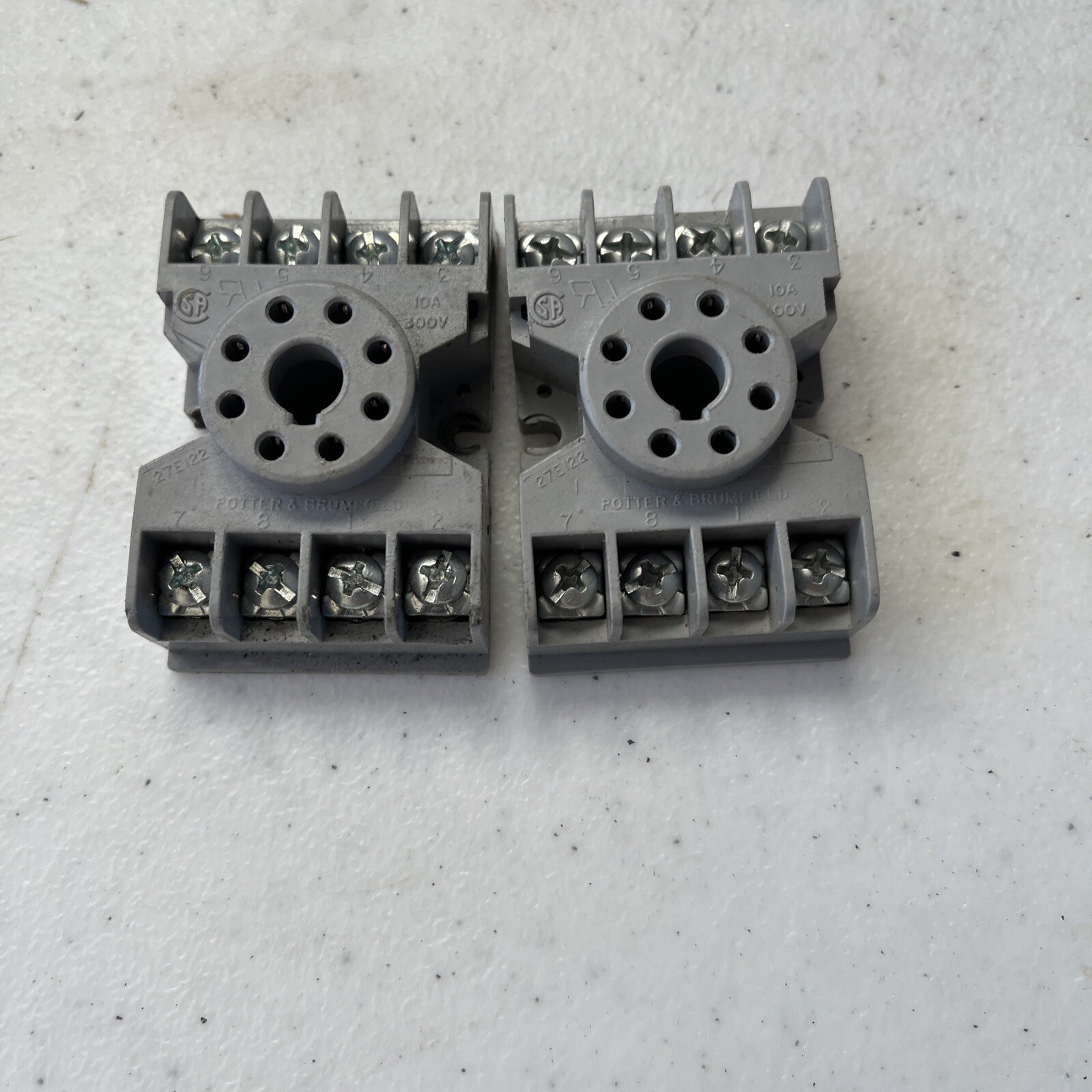 [2 Pack]Potter And Brumfeld Class 8501 Relays 10 Amp 300 V