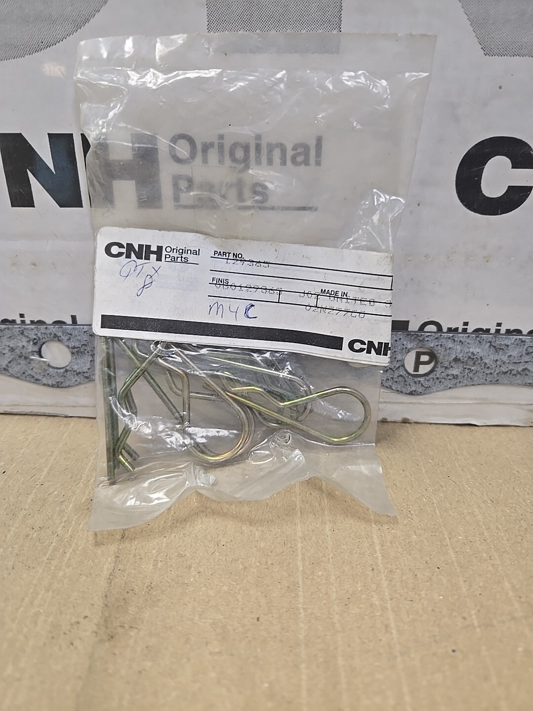 129365 NEW COTTER PIN LOT OF 8  FOR NEW HOLLAND FITS 525 MODELS FREE SHIPPING!