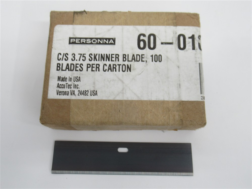 Personna 60-0101-0000 C/S 3.75 Skinner Blade, 100 Blades