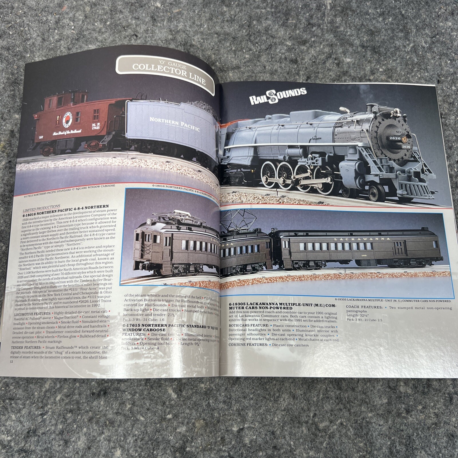 1992 Lionel Trains Catalog Book One