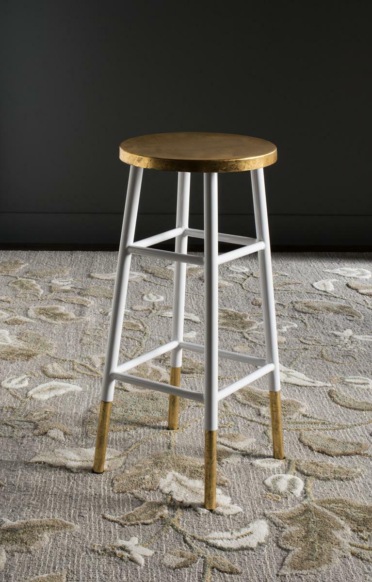 Safavieh Emery Dipped Gold Leaf Bar Stool*, Reduced Price 2172653207 FOX3230D