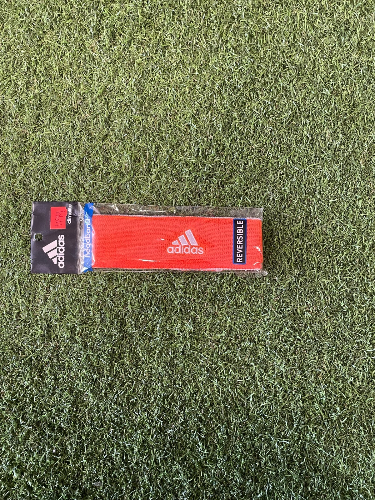 adidas Reversible Headband - Orange/White