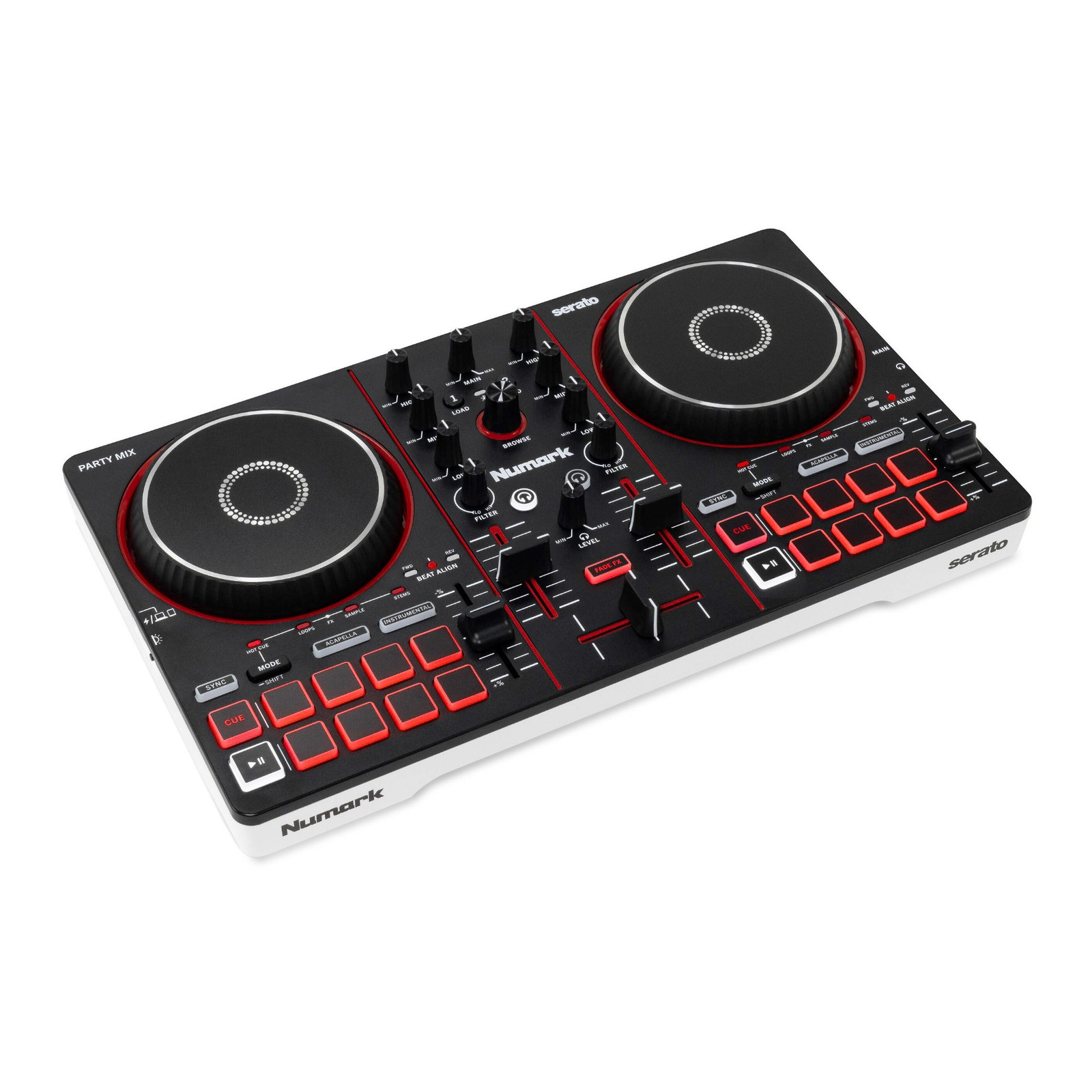 Numark Party Mix III DJ Controller with Built-In LED Light Show