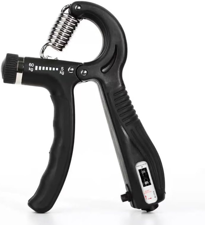 Grip Strength Trainer - Adjustable Resistance 11-132Lbs/5-60Kg Hand Gripper & Fo