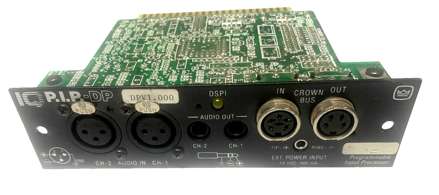 Crown IQ-P.I.P.-DSP Programmable Input Processor (18B)