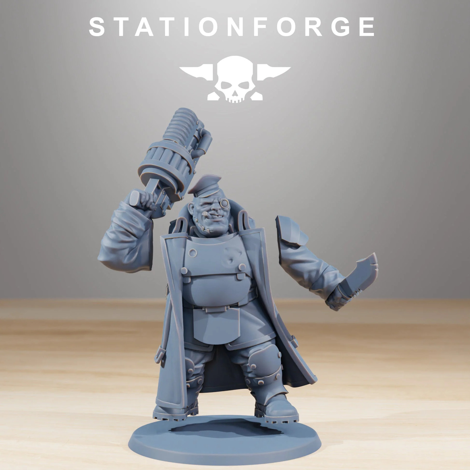 GrimGuard Mutants Station Forge 3D Printed Resin Miniatures 32mm