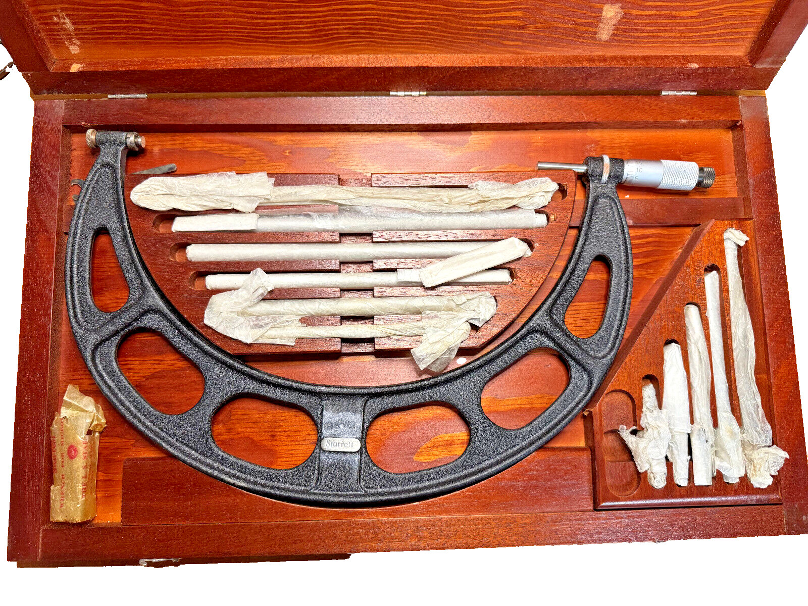 Starret Micrometer Caliper no. 224 MG - RL Set G  -  6"-12"