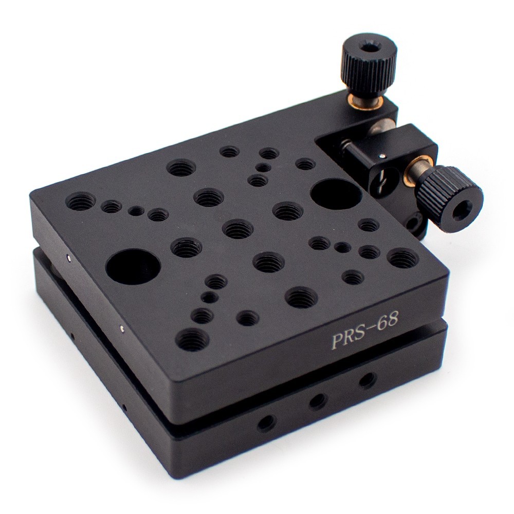 Precision Dual-Axis Tilt Stage with Fine Pitch & Rotation Adjustment (KX.19.11)