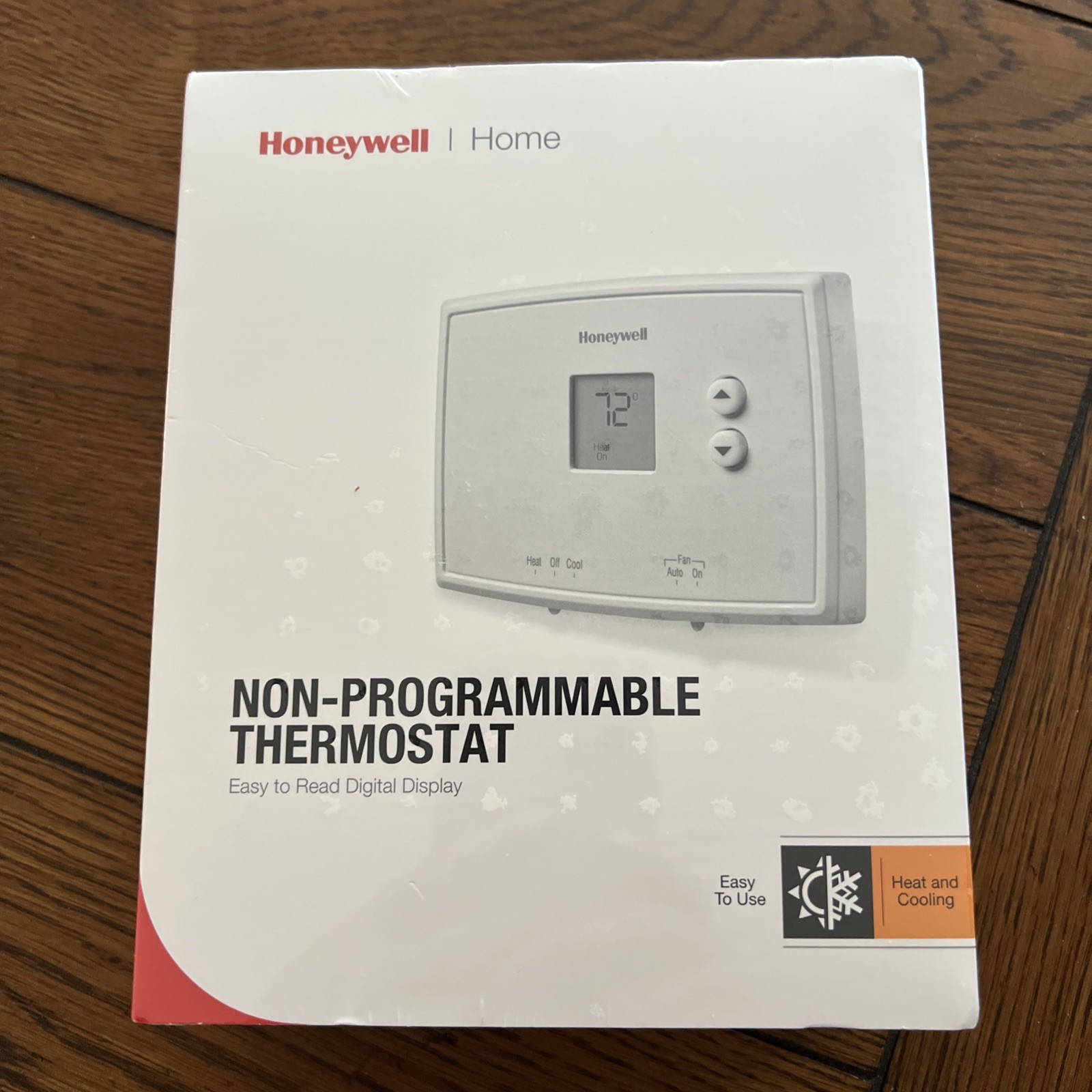 Honeywell Home Non-Programmable Thermostat Digital Display Heat & Cooling NEW