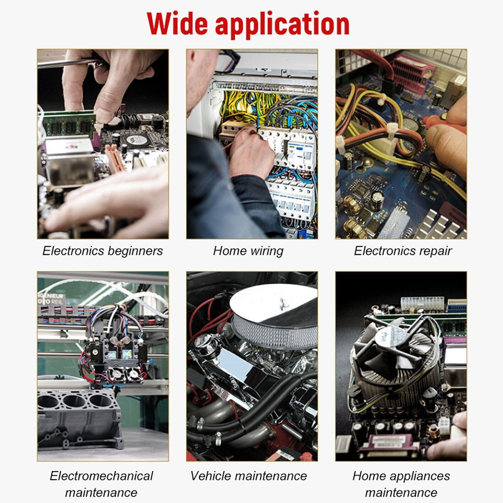 Digital Multimeter Voltmeter AC DC Volt Meter Ohmmeter Auto Range Tester w/Light
