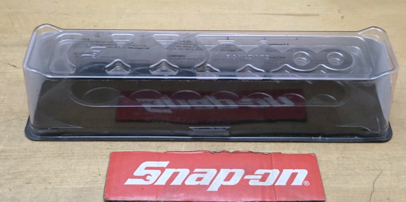 New Snap On PAKTY380-Tray W/ Lid For 307IMMS 7Pc Metric Semi Deep Impact Skt Set