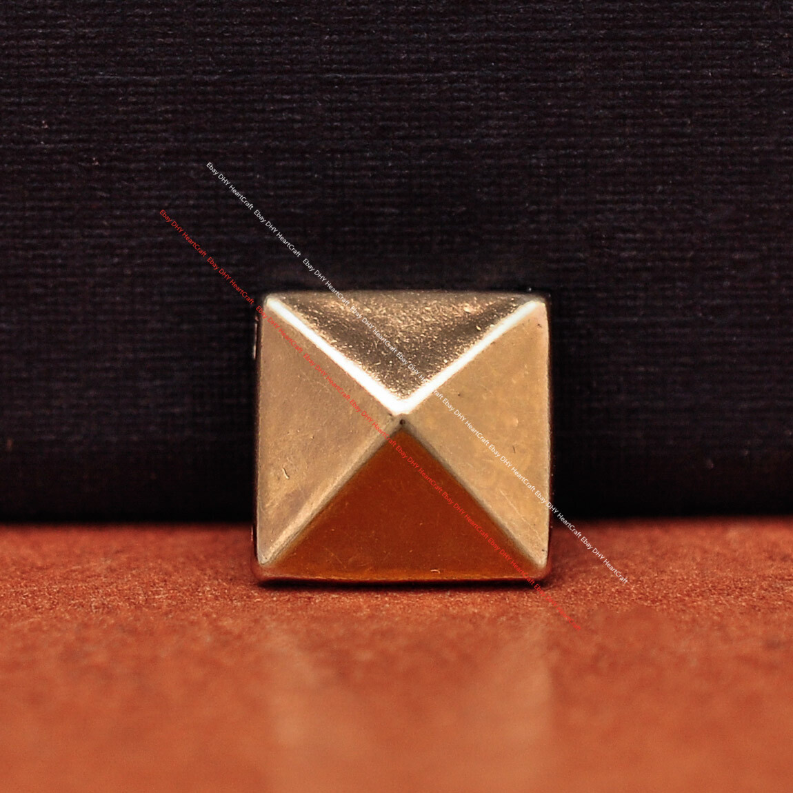 100X Gold Pyramid Spike Cone Stud Rivet Leathercraft for Bag Shoe Belt Clothes