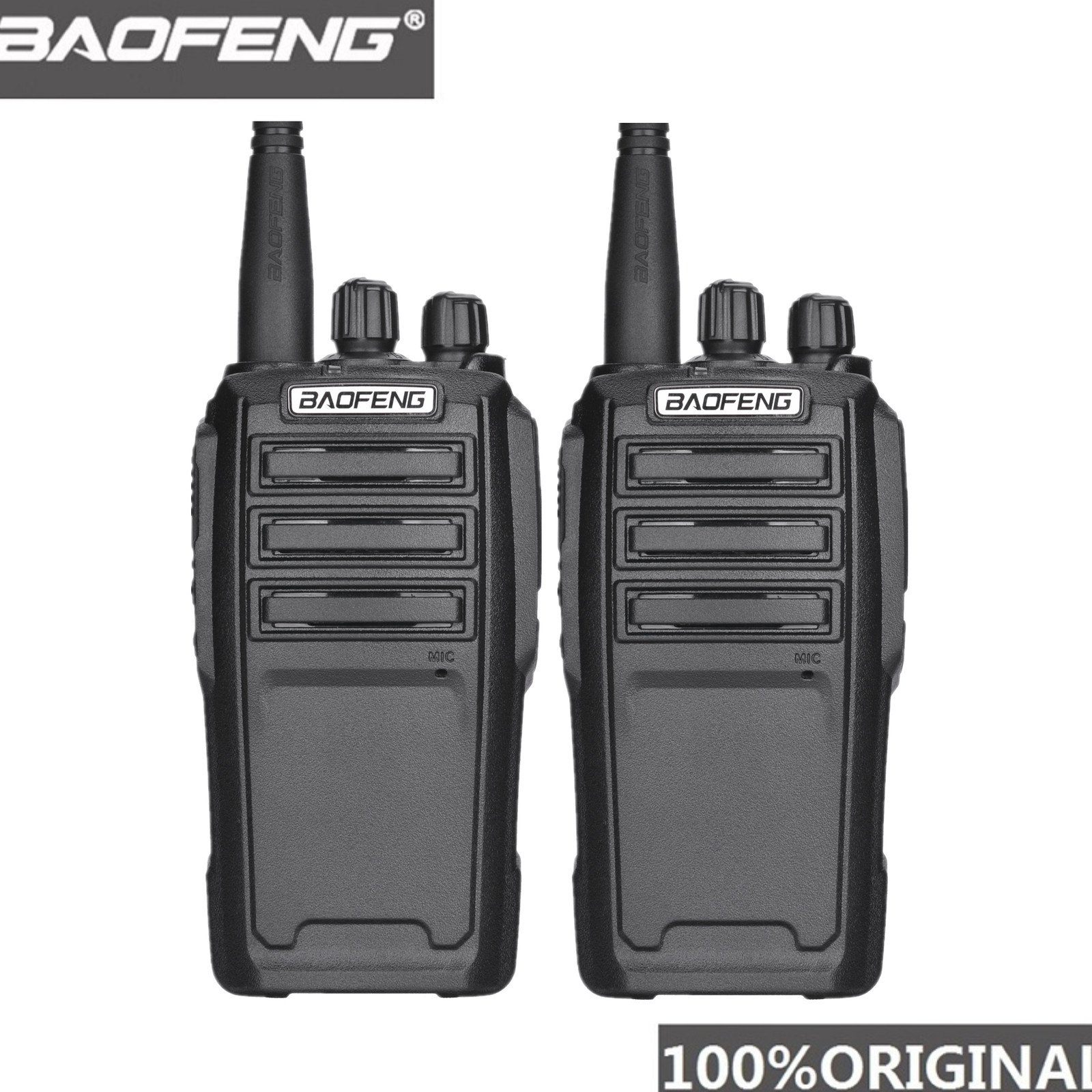 2PC Baofeng UV-6 8W Ham Radio Security Guard Equipment Two Way Radio Transceiver
