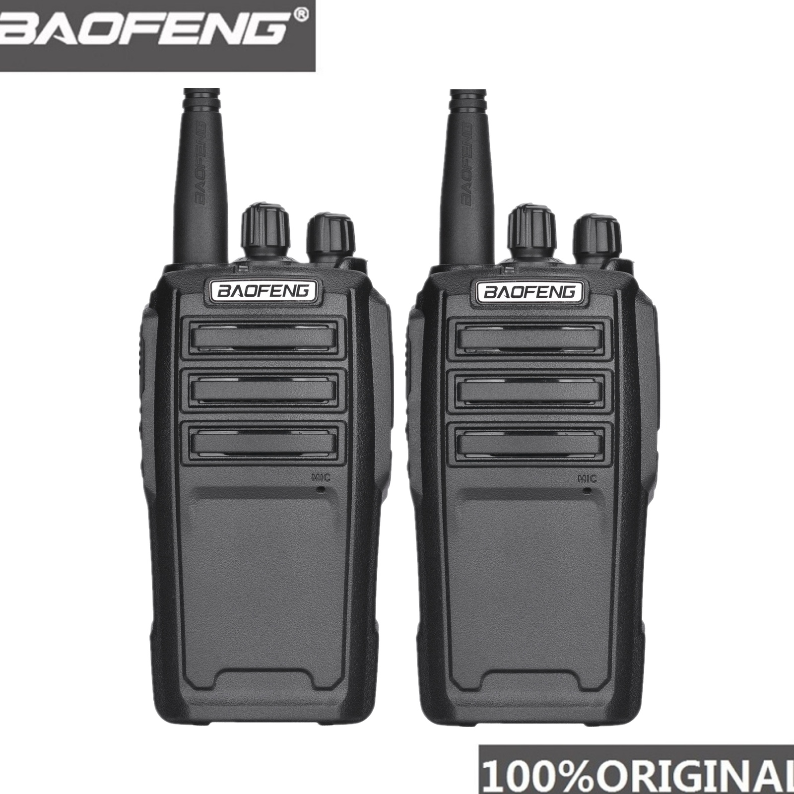 2PC Baofeng UV-6 8W Ham Radio Security Guard Equipment Two Way Radio Transceiver