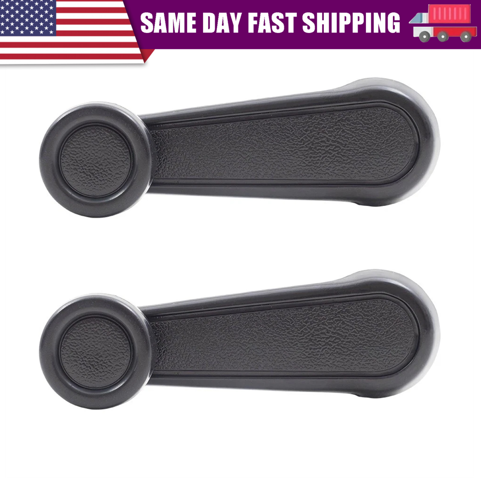 NEW PAIR Window Crank Lever Handle GRAY FOR Toyota Tacoma, T100, Pickup, Corolla