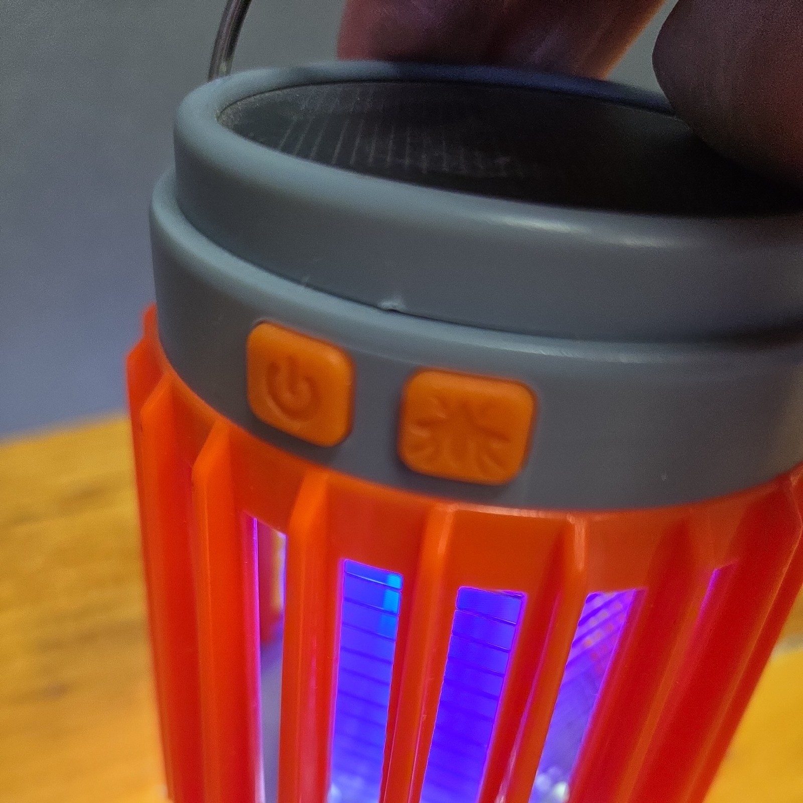 Solar Mosquito Killer Lamp USB Hanging Light Electronic Fly Bug Insect Zapper