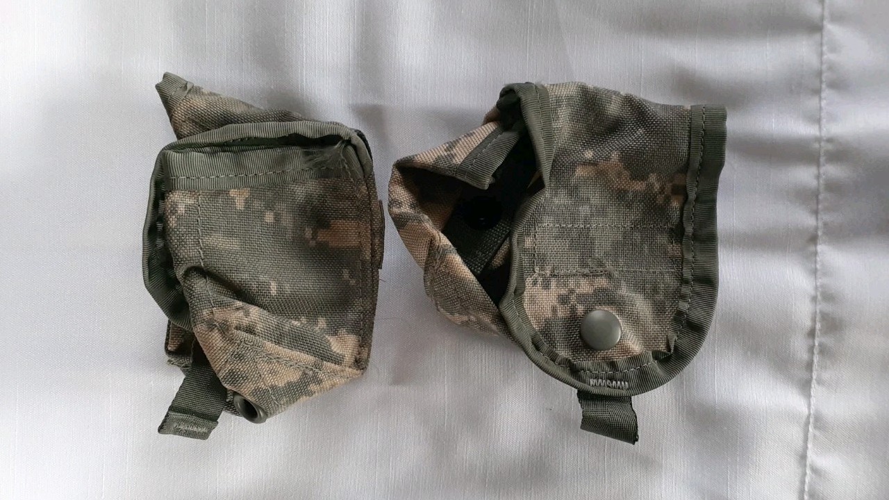 USGI UCP ACU Molle 2 Hand Grenade Pouch Glove Pouch GP