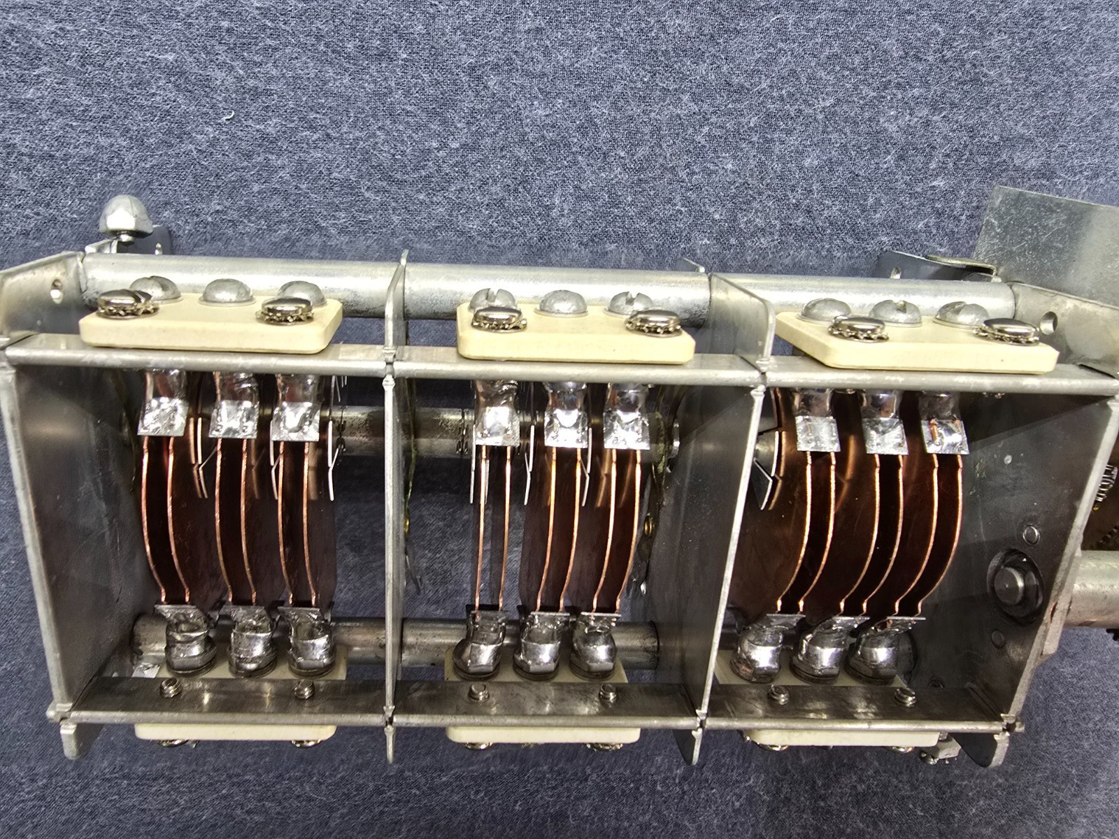 Hammarlund HQ - 180 Ham Radio Receiver Part - Band Spread Variable Capacitor