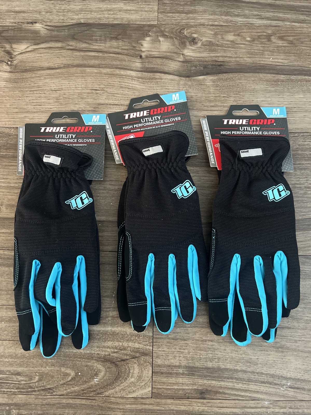 True Grip Women’s Utility Gloves High Performance Size Medium 3 Pair New