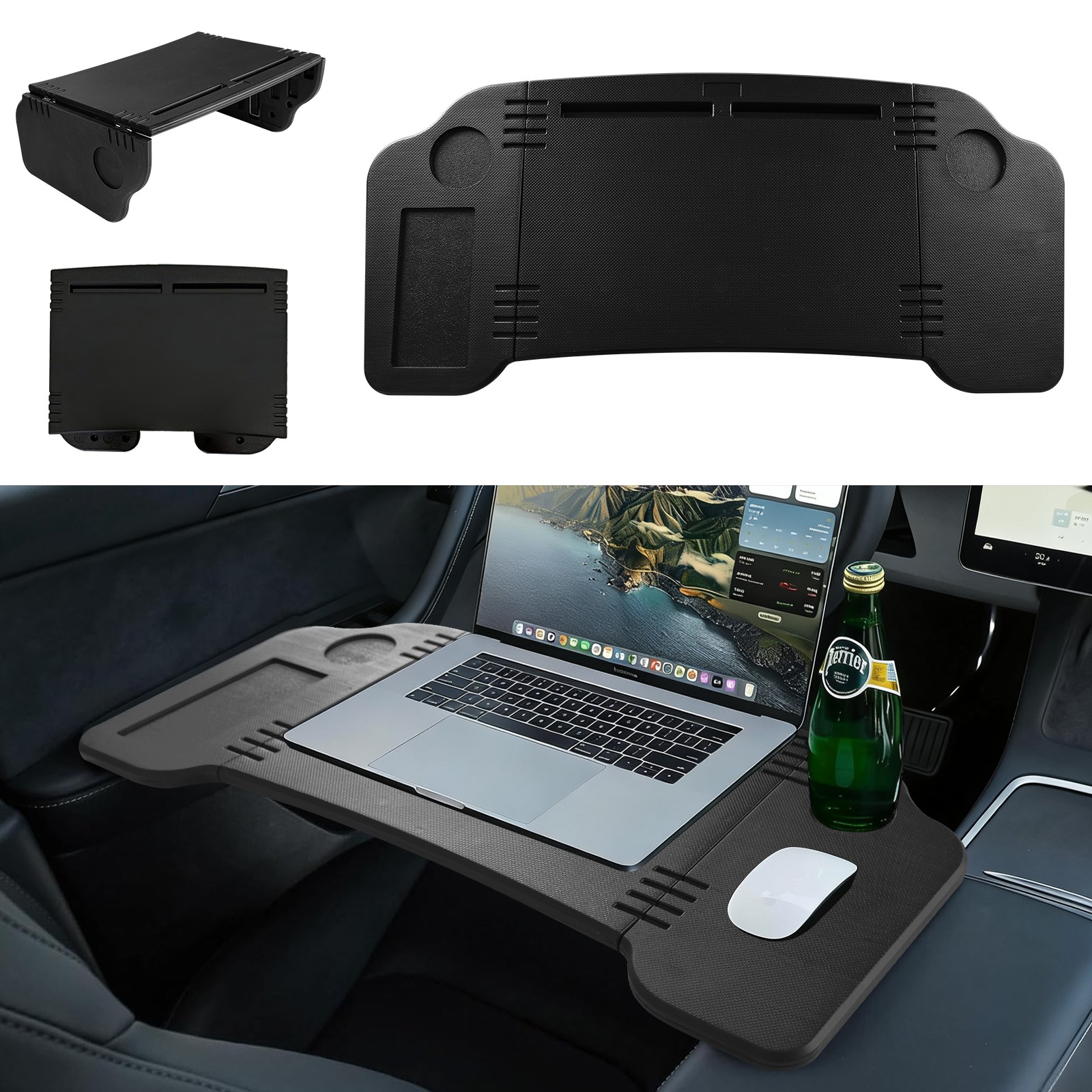 Foldable Car Tray Desk Sedan/SUV/Truck Laptop & Food Back Seat Table Universal
