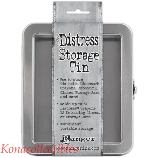 Tim Holtz Storage Tin Crayon or Whatever New! Anything Goes!