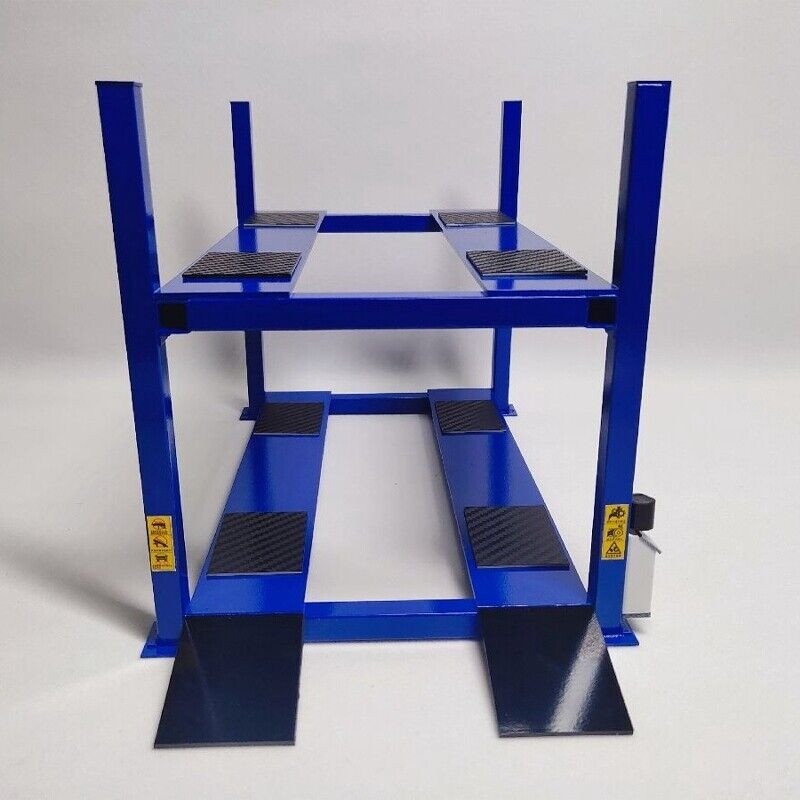 Diorama 1/64 Garage Lifter Model Repair Workshop Parking Rack Accessory Tool US