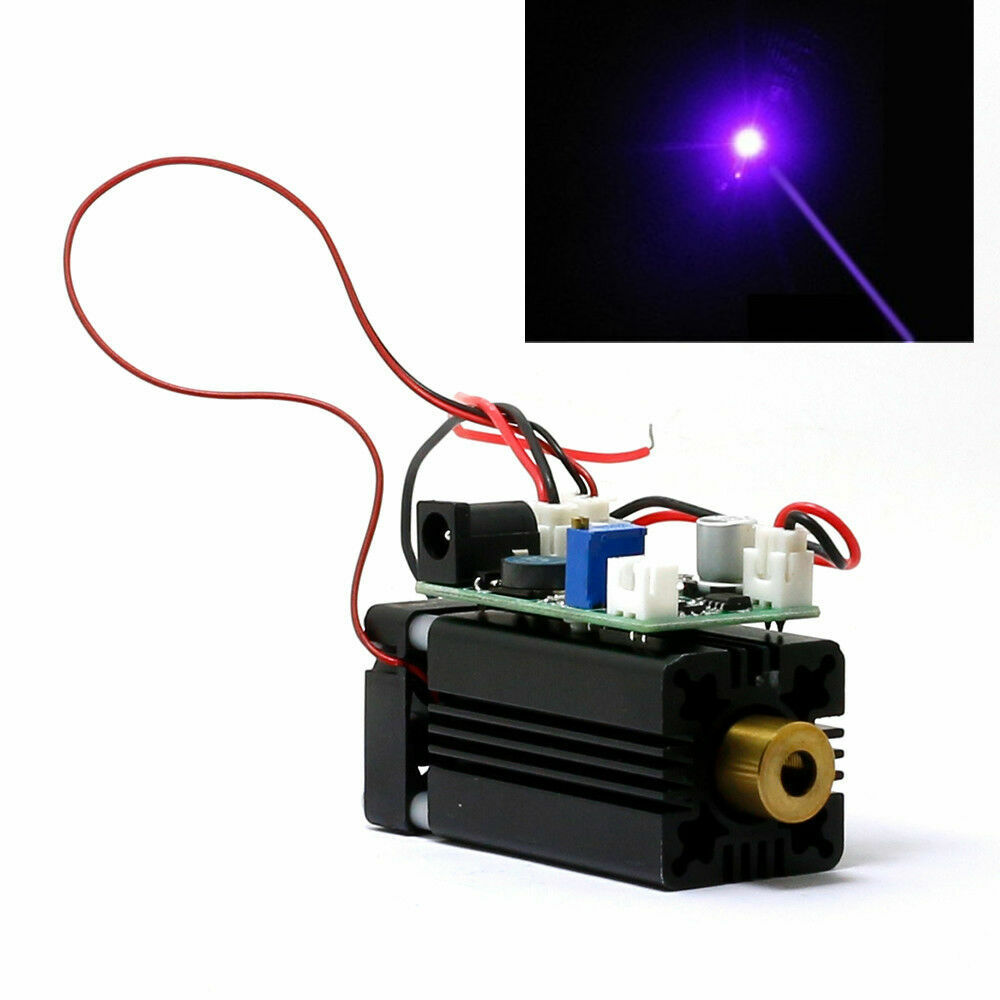 405nm 50mW Dot Laser Module Laser TTL +Long Time Working 12V Focusable High