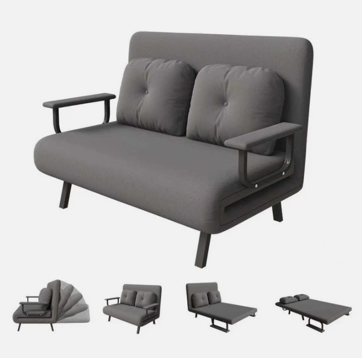 5-in-1 folding sofa, armchair that converts into a bed, recliner, chaise lounge