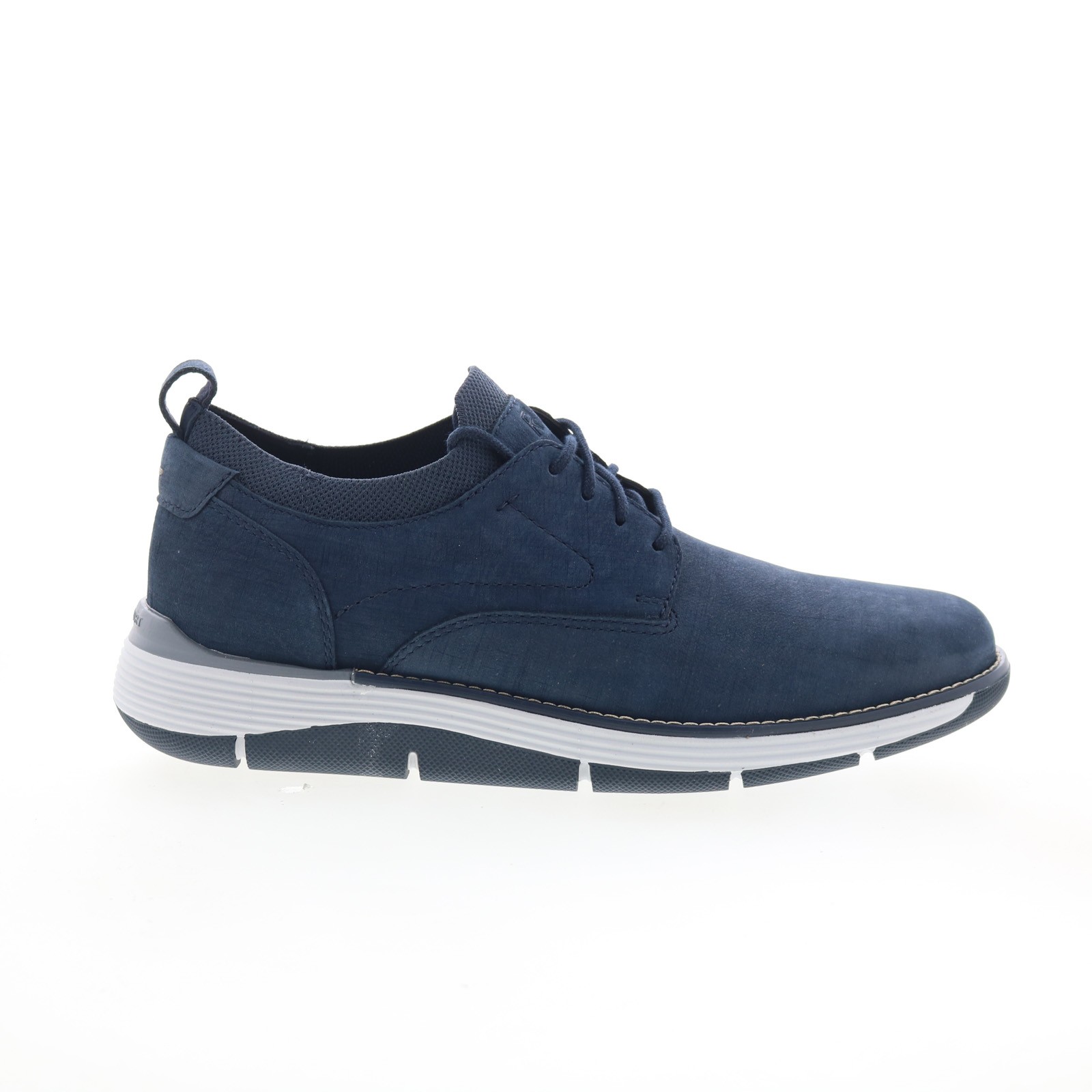 Rockport Lukah 2 RMLUKAH2 Mens Blue Suede Lace Up Lifestyle Sneakers Shoes