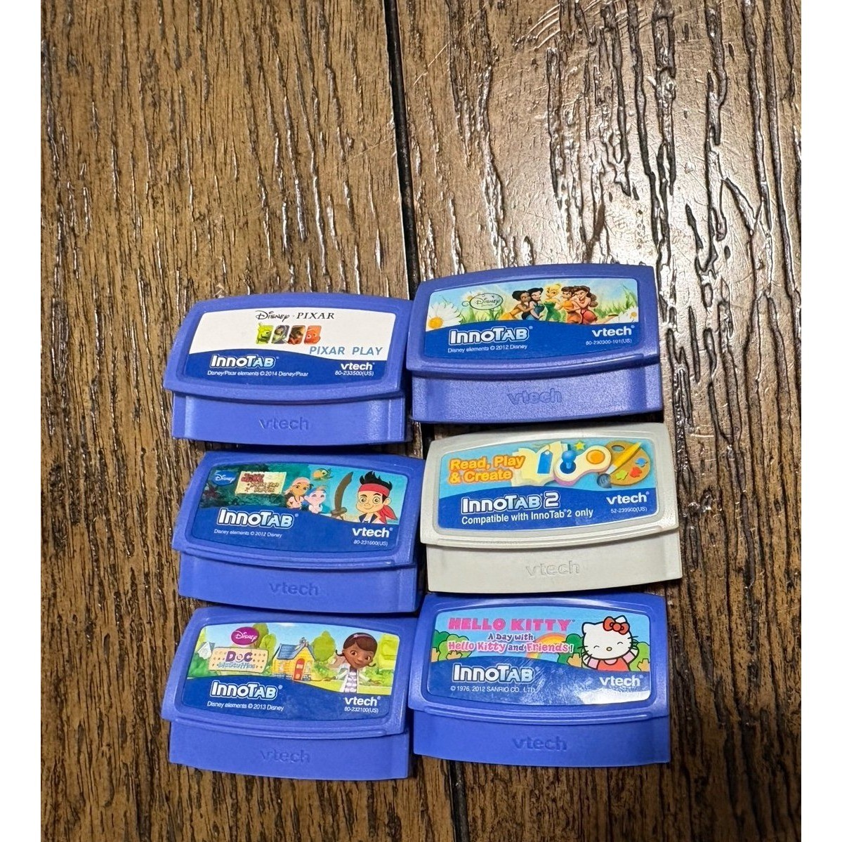 VTech InnoTab Learning Game Disney Cartridges Lot Of 6