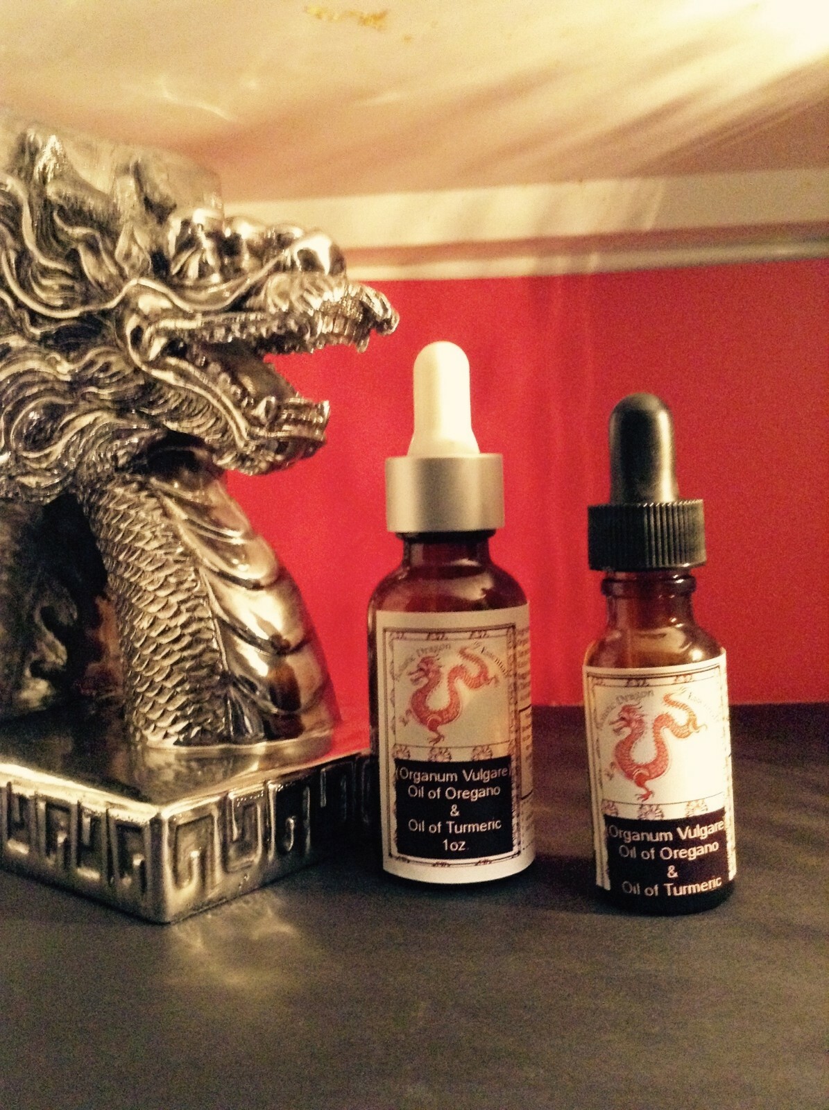 OIL OF OREGANO 85%CARVACROL&OIL OF TURMERIC 1 OZ,PLZ READ