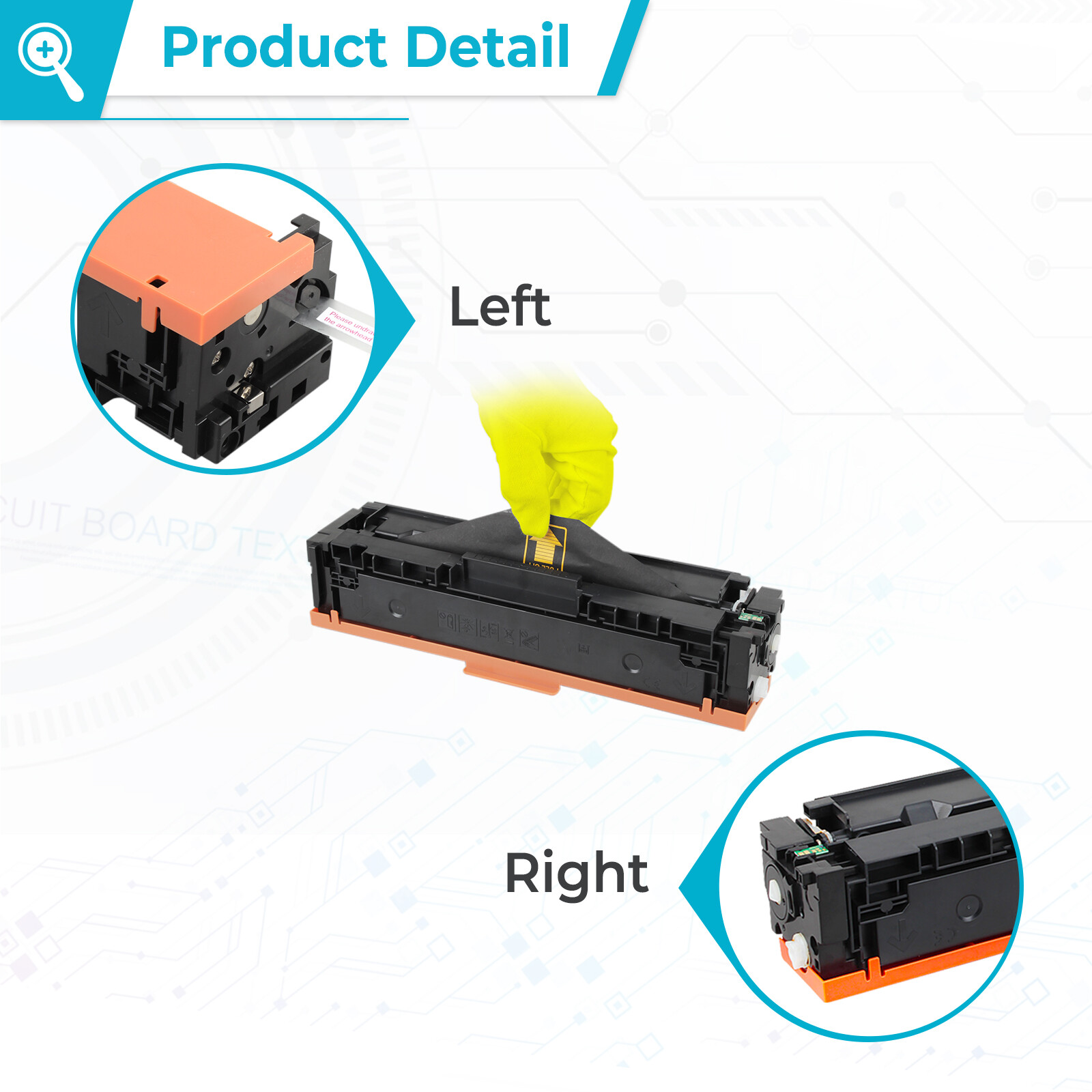 Toner For HP CF500A 202A CF500X 202X Color LaserJet Pro MFP M281fdw M254dw M281