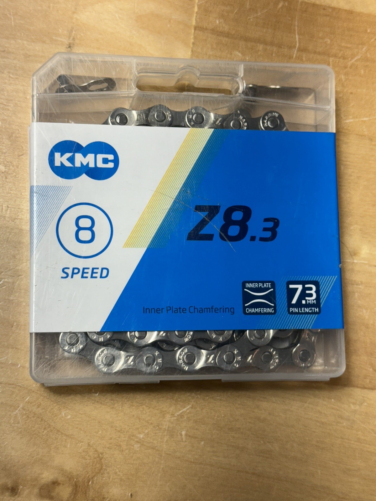 KMC Z8.3 Steel Chain - 1/2" x 3/32" 8R/CL573R 116L - Shimano/8-Speed Drivetrain