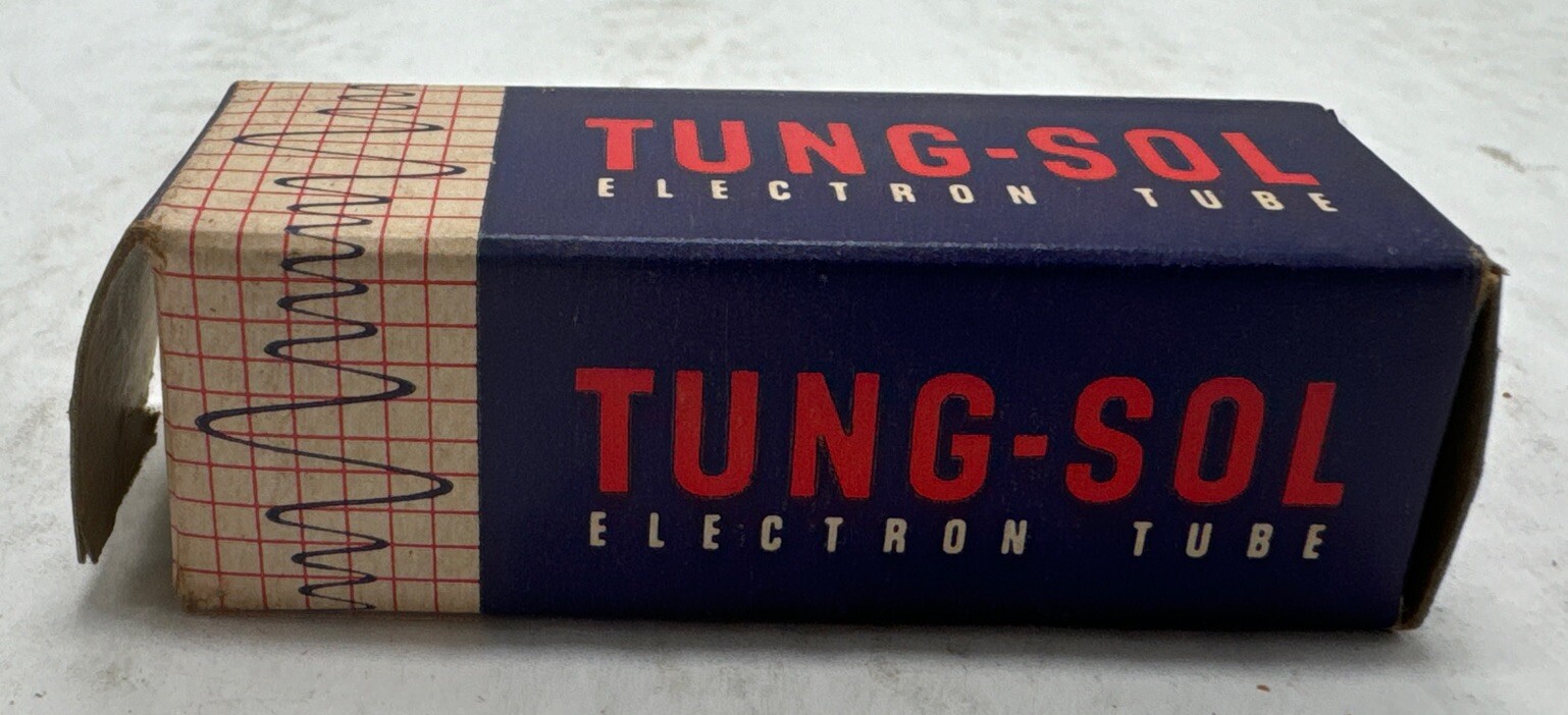 Tungsol 6CB6A Vacuum Electron Tube New Old Stock Estate Find Shows Storage Wear