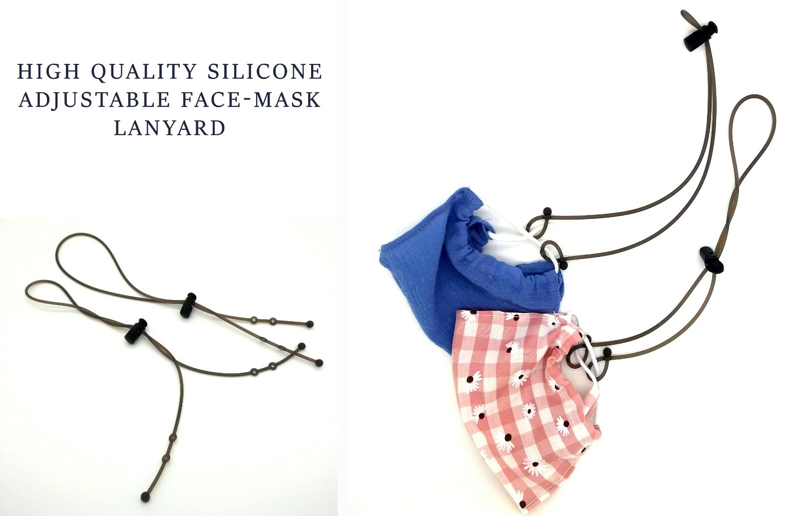 Adjustable Lanyard for Face Mask Small & Durable Strap for Adults & Kids