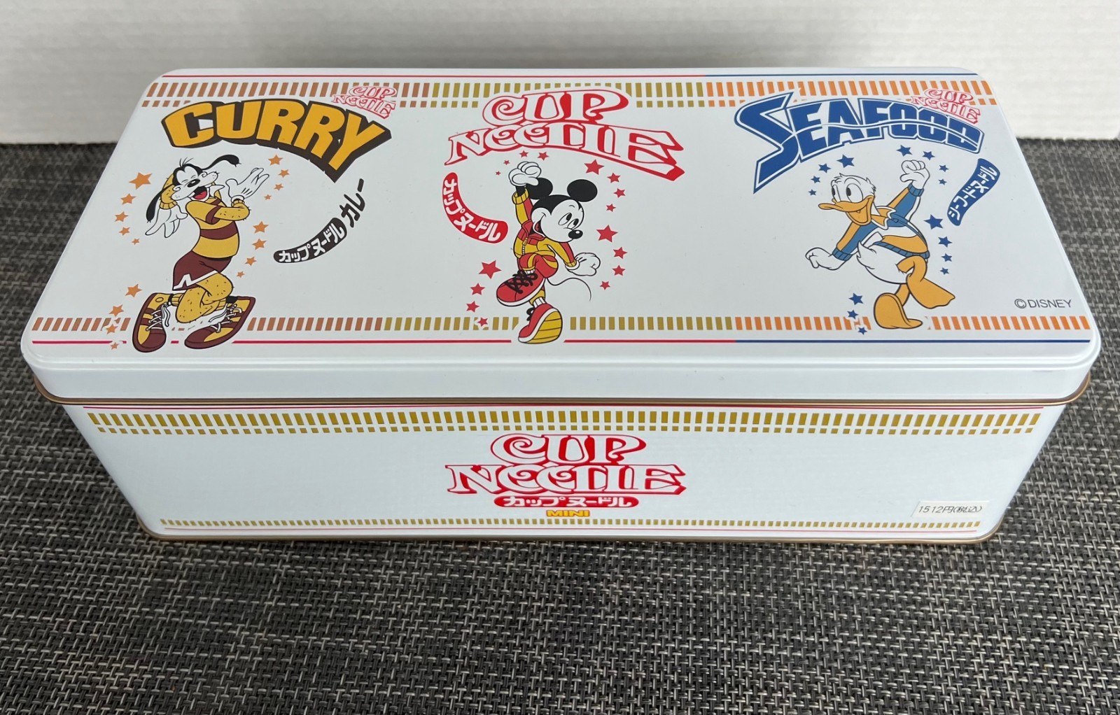 Disney Cup Noodle  Collectable Tin Case  - Japan Disney Store Exclusive