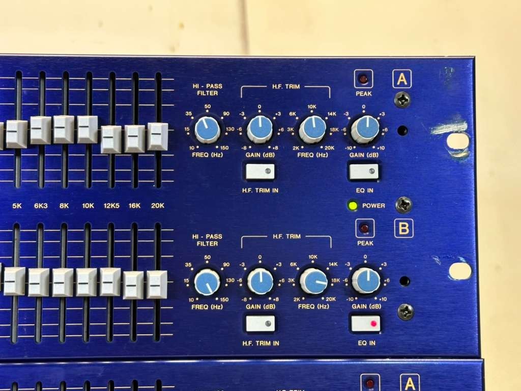 XTA GQ600 DUAL CHANNEL GRAPHIC EQUALIZER #7319 (ONE) THS