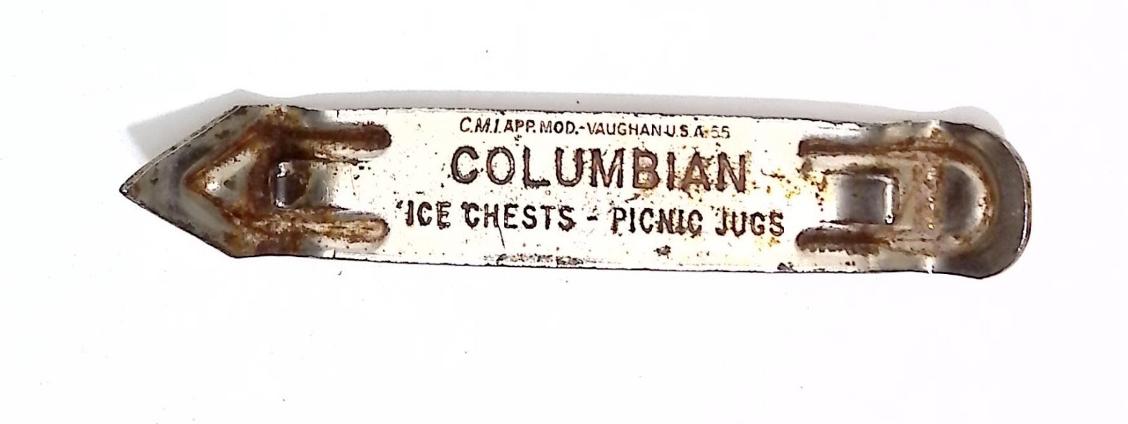 Vintage Columbian Ice Chests Picnic Jugs Opener CMI App Mod Vaughan USA
