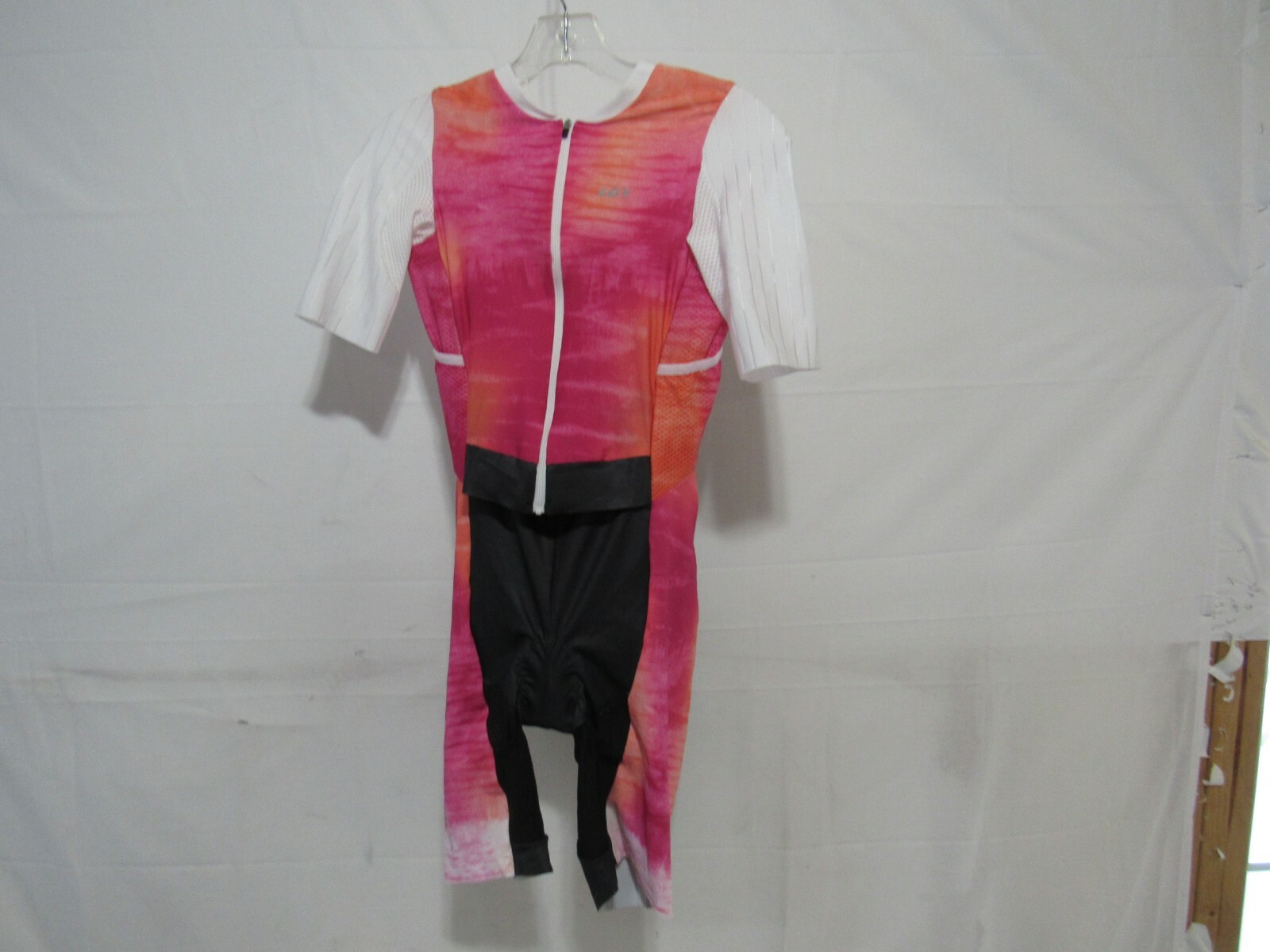 Louis Garneau Women's Aero Tri Suit Large Cloudy Pink Retail $309.99