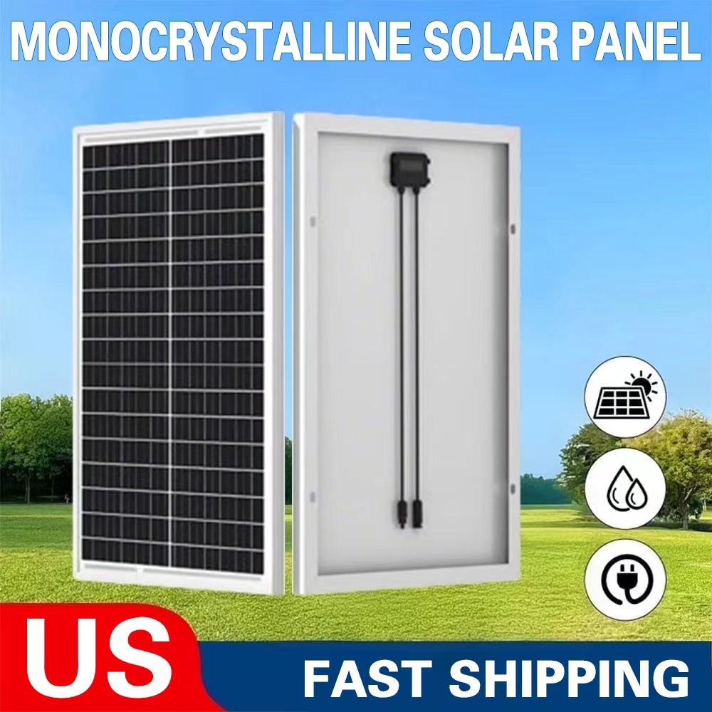 100W 200W 400W 600W Mono Solar Panel  Module Power RV Camper Vehicle Caravan Van