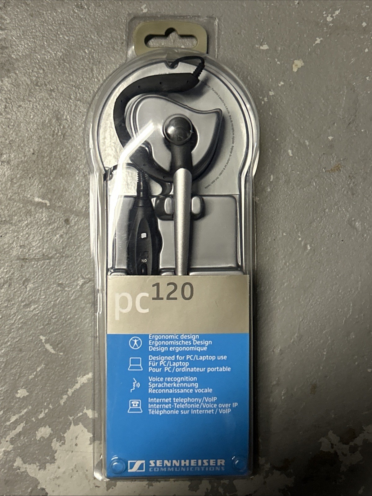 Sennheiser PC 120 single-ear headset BRAND NEW