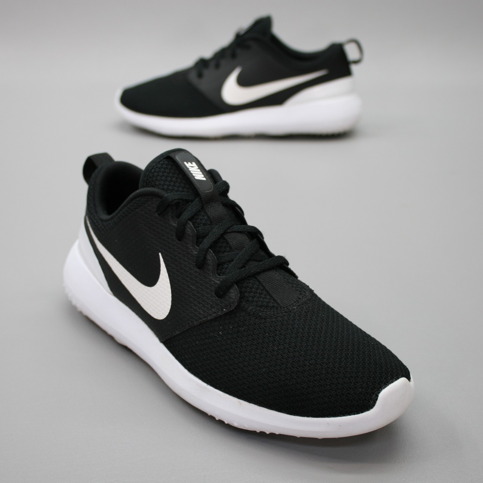 Nike Men's 8.5 Roshe G Golf Spikeless Shoes Black White Oreo Sneakers AA1837-001