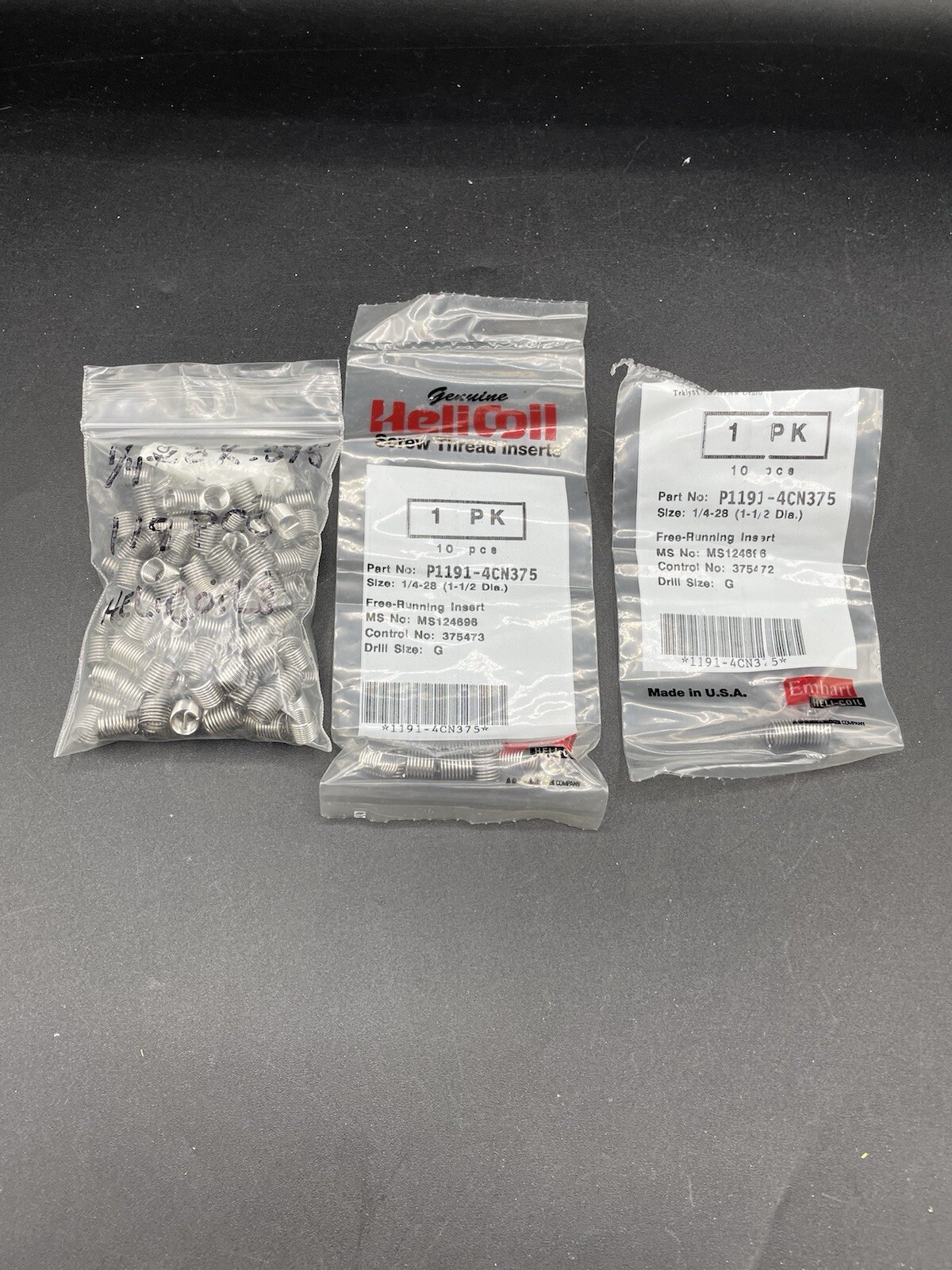 Heli-Coil Screw Thread Inserts Combo 1/4 - 28