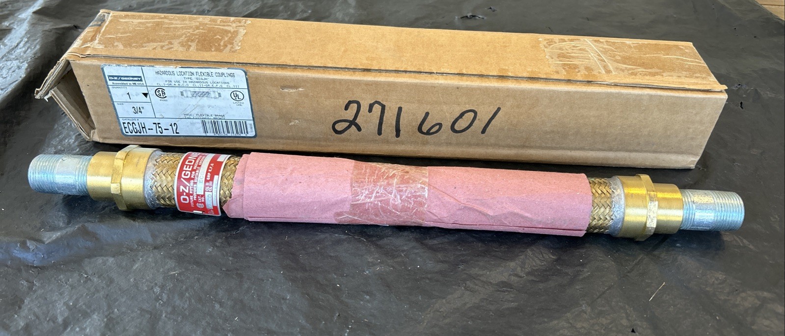 OZ Gedney ECGJH-75-12 3/4" X 12" Hazardous Location Flexible Conduit Coupling
