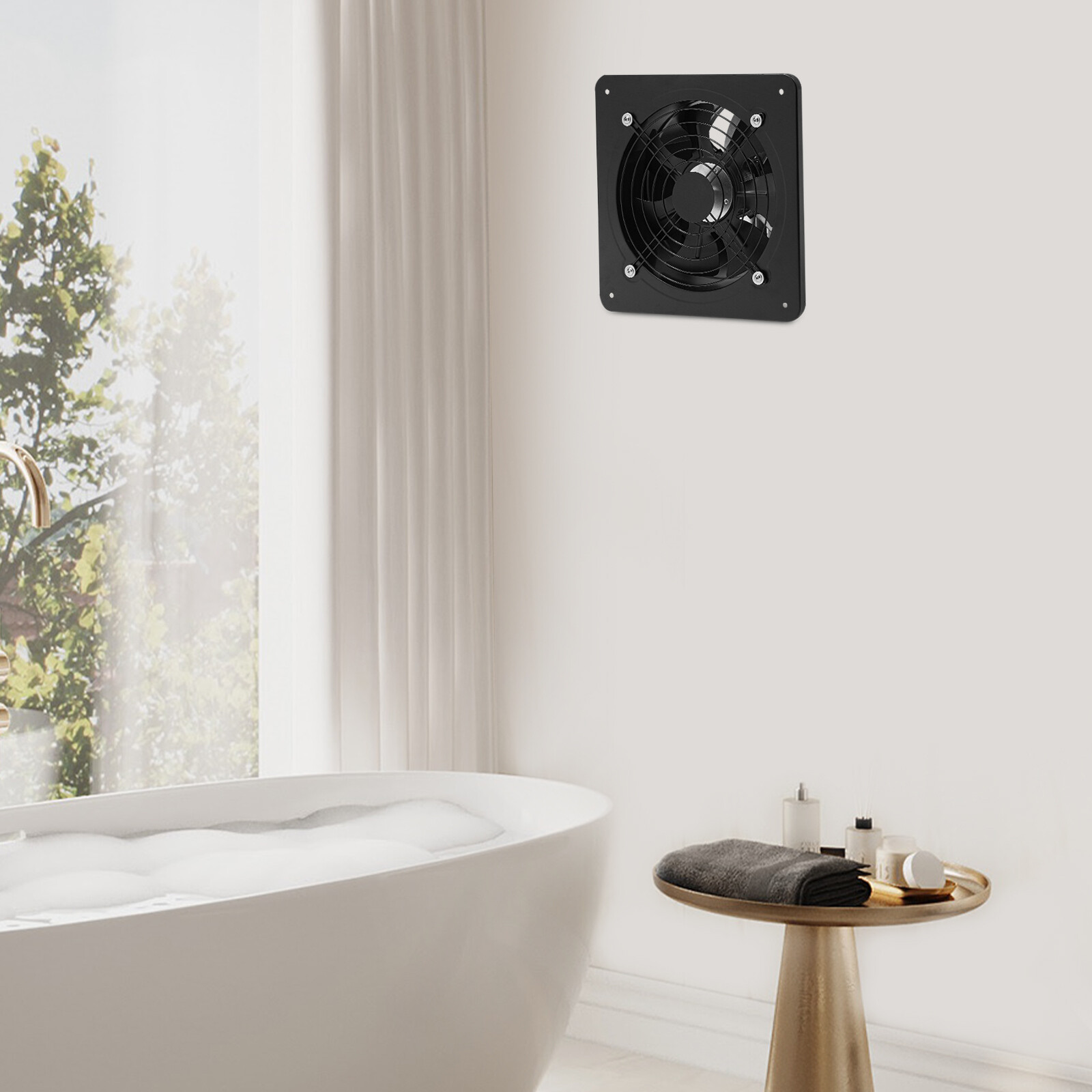 10 Inch Exhaust Fan Wall-mounted Ventilation Fan Exhaust Fan 1260m³/h/741CFM
