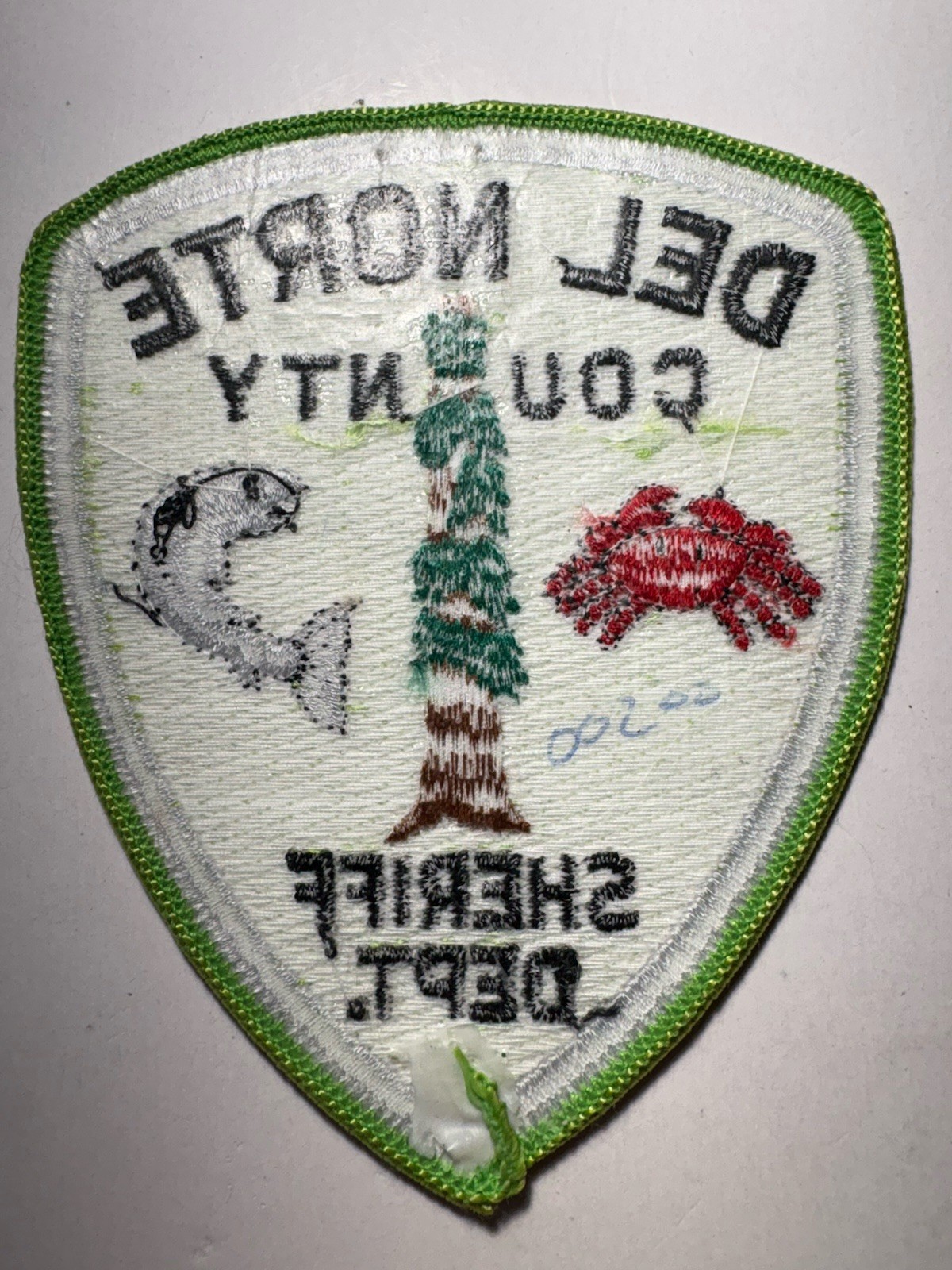 Del Norte County California Sheriff Patch ~ Obsolete