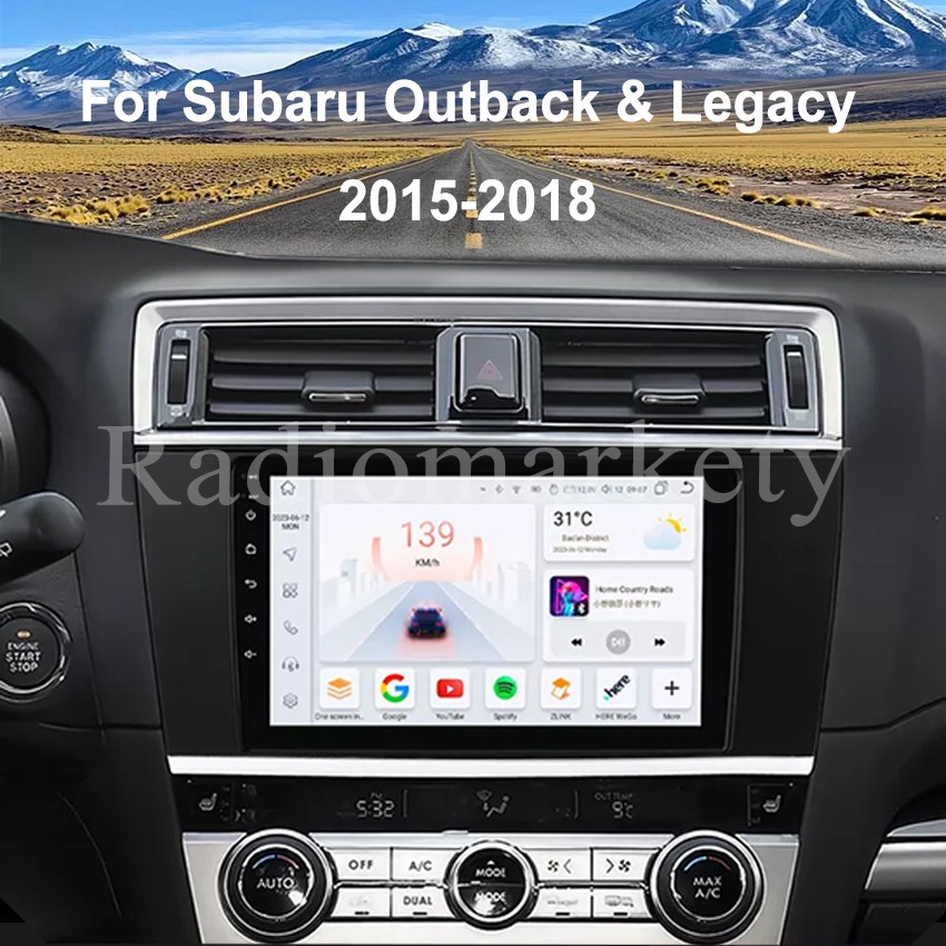 4 core 64G Carplay Android Car Stereo Radio For 2015-2018 Subaru Legacy Outback