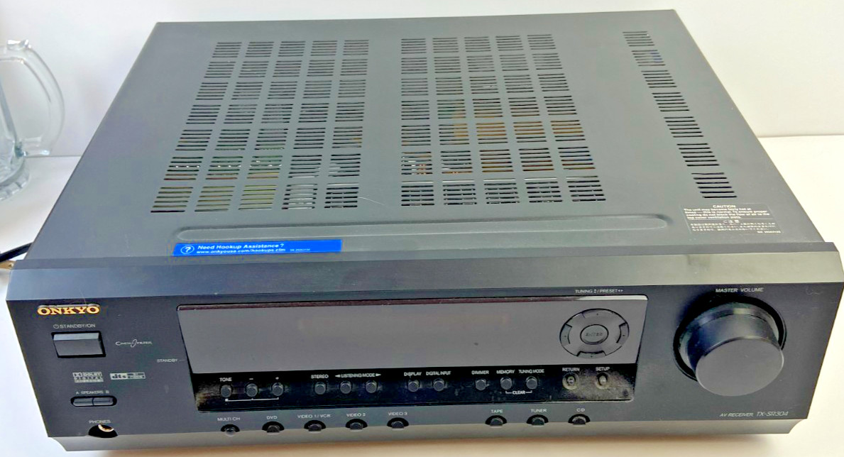 Onkyo TX-SR304 Receiver HiFi Stereo 5.1 Channel Home Theater Audio Radio Vintage