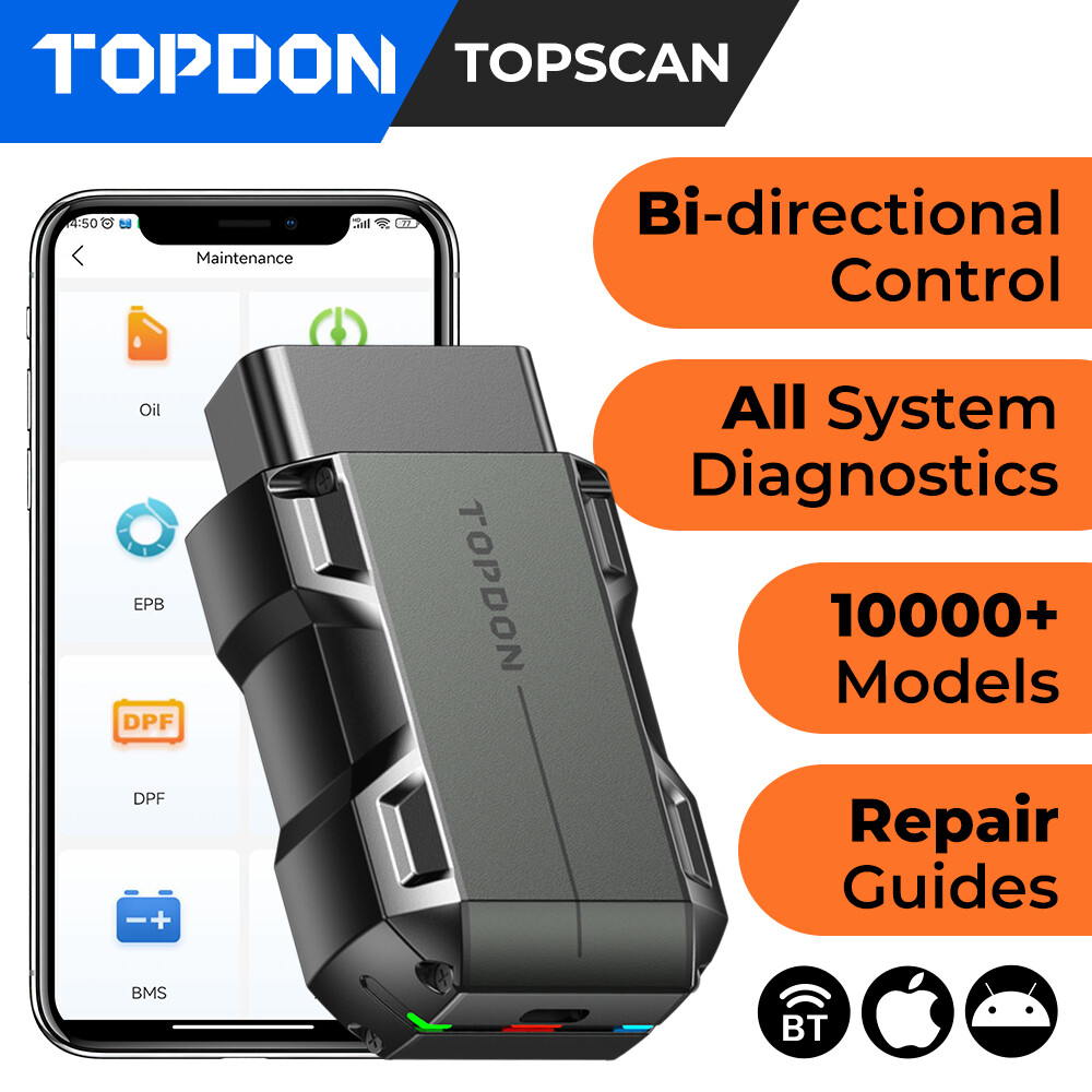 2026 Newest TOPDON TopScan Lite, Wireless Bluetooth OBD2 Scanner Diagnostic Tool